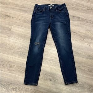 Royalty For Me curvy fit Dark Blue Skinny Jeans size 10